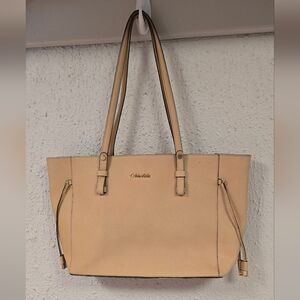 Calvin Klein Tan Tote Bag